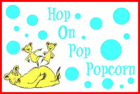 Printable Hop On Pop